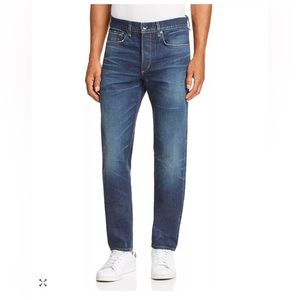 Rag & Bone Fit 2 Slim Fit Jeans in Worn Ace Size: 34